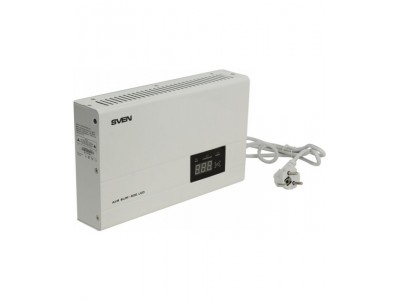 Стабилизатор напряжения электронный (релейный) Sven AVR Slim 500 LCD